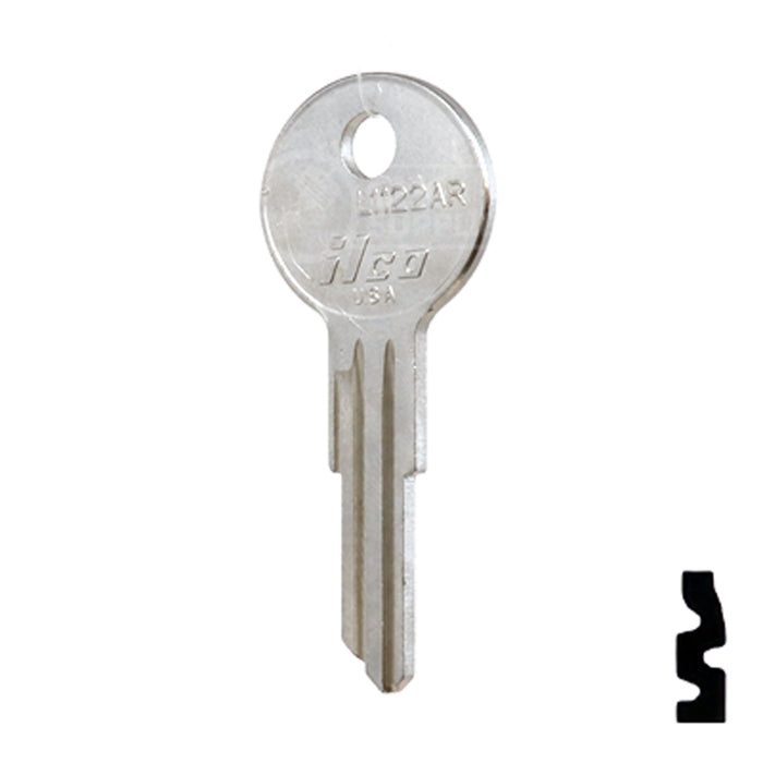 Uncut Key Blank | Yale | L1122AR Office Furniture-Mailbox Key Ilco