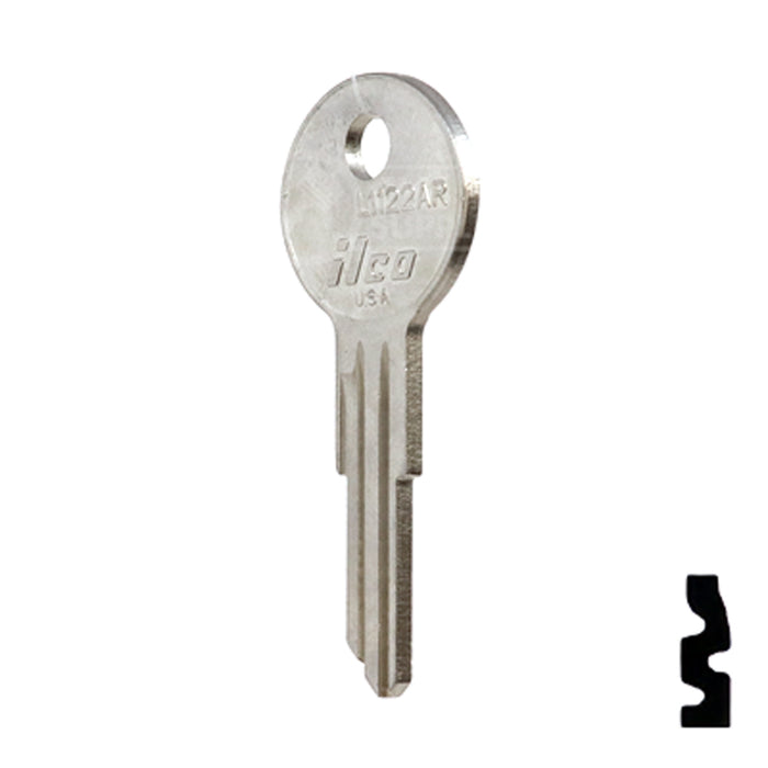 Uncut Key Blank | Yale | L1122AR Office Furniture-Mailbox Key Ilco