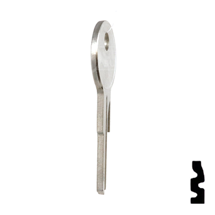 Uncut Key Blank | Yale | L1122AR Office Furniture-Mailbox Key Ilco