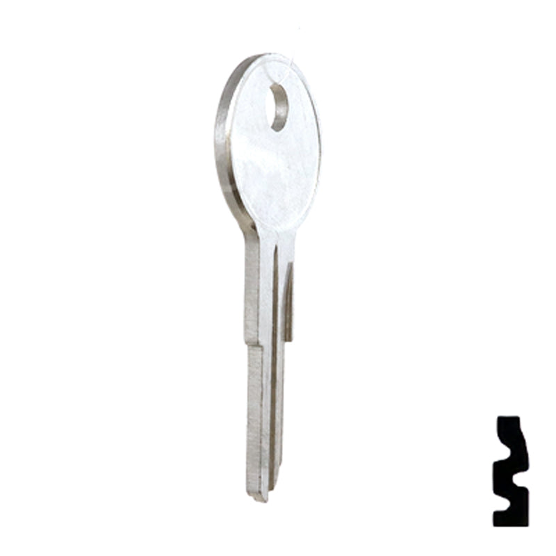 Uncut Key Blank | Yale | L1122AR Office Furniture-Mailbox Key Ilco