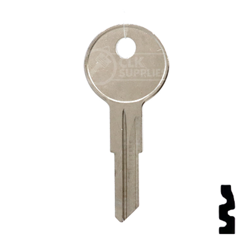 Uncut Key Blank | Yale | L1122AR Office Furniture-Mailbox Key Ilco