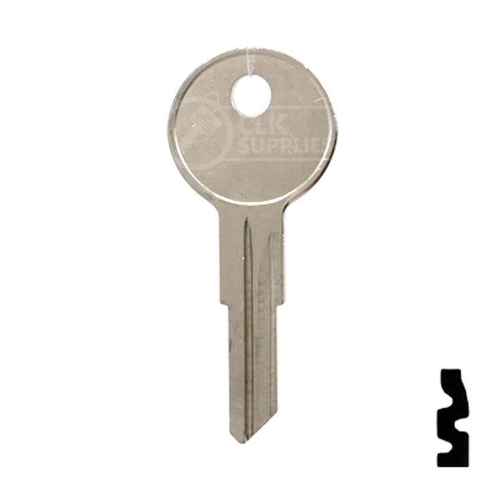 Uncut Key Blank | Yale | L1122AR Office Furniture-Mailbox Key Ilco