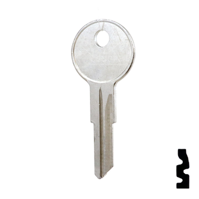 Uncut Key Blank | Yale | L1122AR Office Furniture-Mailbox Key Ilco
