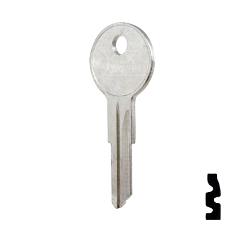 Uncut Key Blank | Yale | L1122AR Office Furniture-Mailbox Key Ilco
