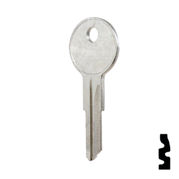 Uncut Key Blank | Yale | L1122AR Office Furniture-Mailbox Key Ilco