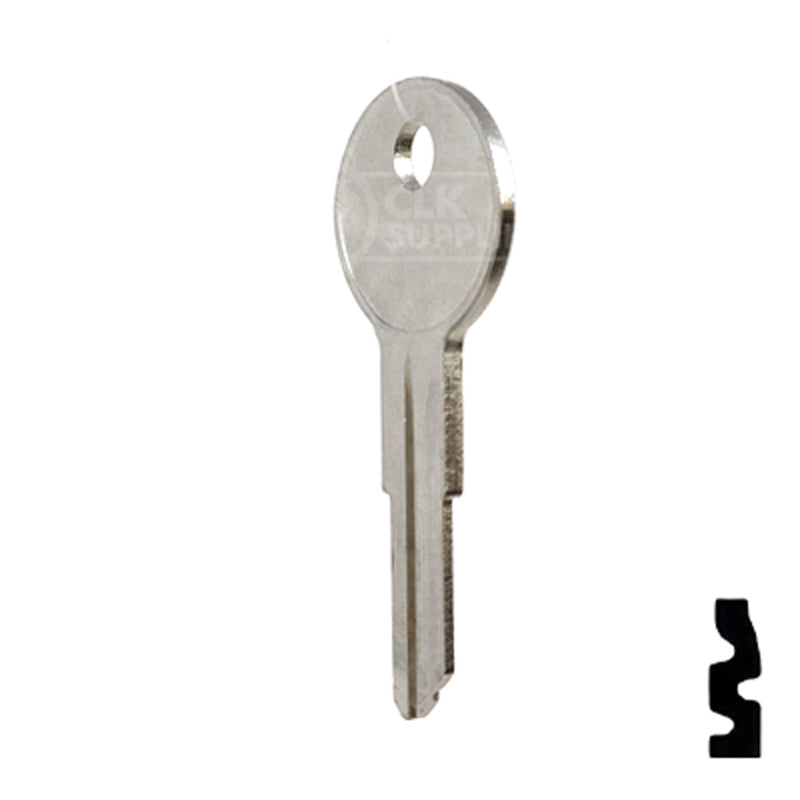 Uncut Key Blank | Yale | L1122AR Office Furniture-Mailbox Key Ilco