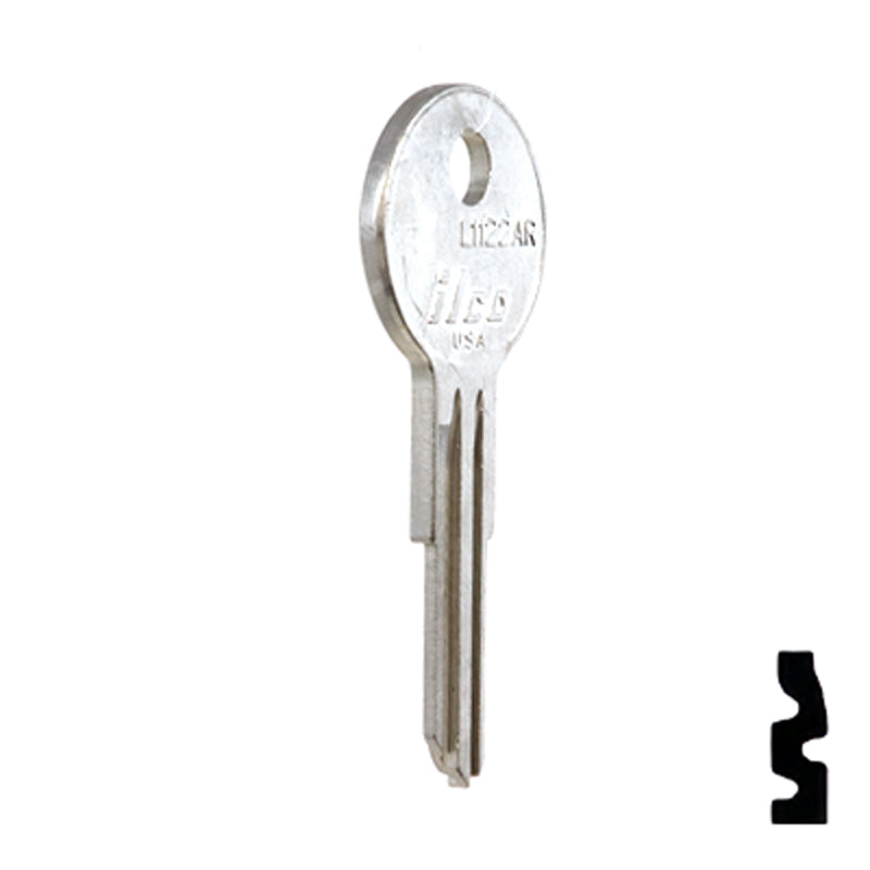 Uncut Key Blank | Yale | L1122AR Office Furniture-Mailbox Key Ilco