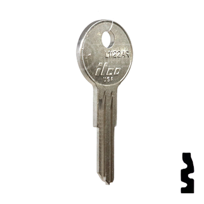 Uncut Key Blank | Yale | L1122AR Office Furniture-Mailbox Key Ilco