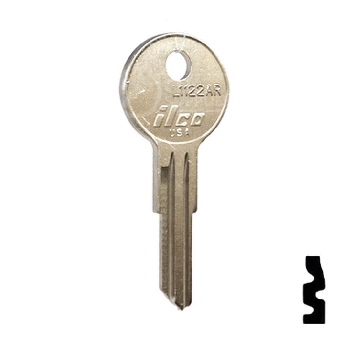 Uncut Key Blank | Yale | L1122AR Office Furniture-Mailbox Key Ilco