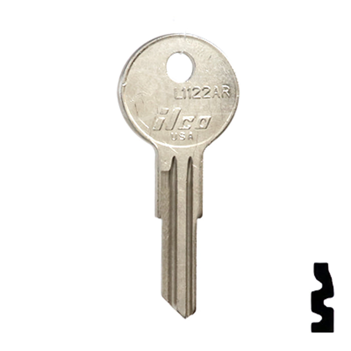 Uncut Key Blank | Yale | L1122AR Office Furniture-Mailbox Key Ilco