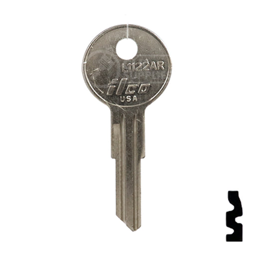Uncut Key Blank | Yale | L1122AR Office Furniture-Mailbox Key Ilco