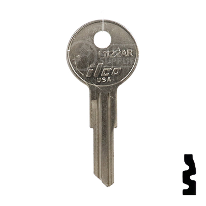 Uncut Key Blank | Yale | L1122AR Office Furniture-Mailbox Key Ilco