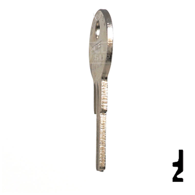 Uncut Key Blank | Yale | O1122BE Office Furniture-Mailbox Key Ilco