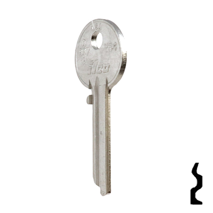 Uncut Key Blank | Yale | O997E Office Furniture-Mailbox Key Ilco