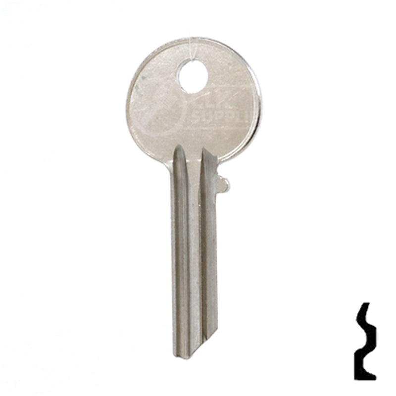 Uncut Key Blank | Yale | O997E Office Furniture-Mailbox Key Ilco