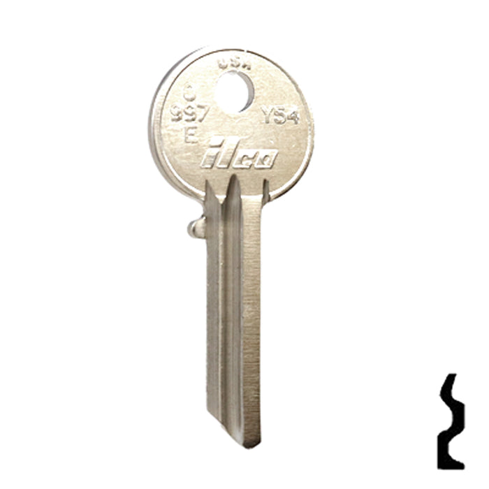 Uncut Key Blank | Yale | O997E Office Furniture-Mailbox Key Ilco