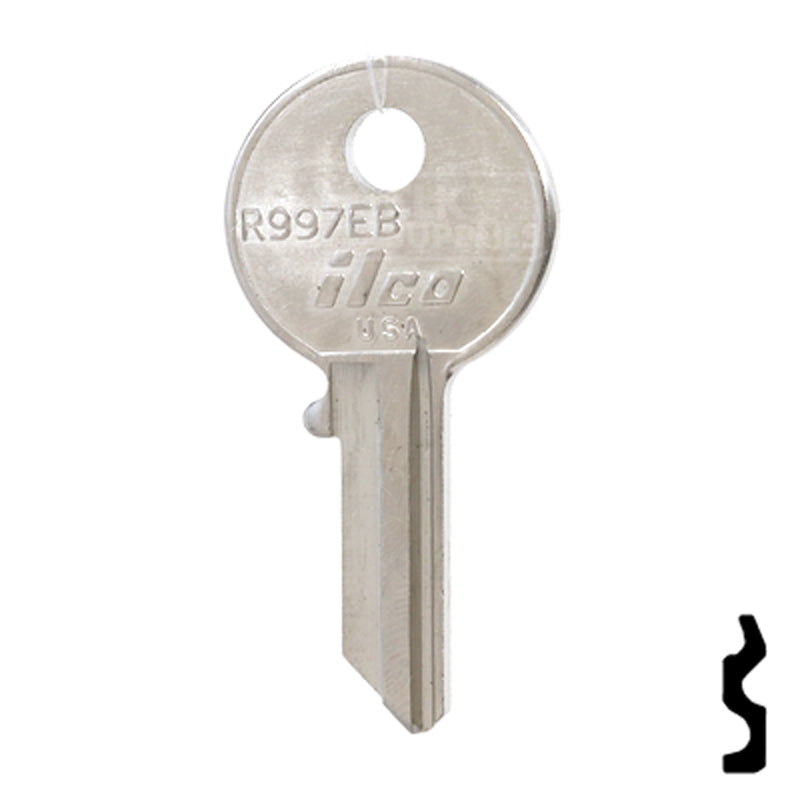 Uncut Key Blank | Yale | R997EB Office Furniture-Mailbox Key Ilco