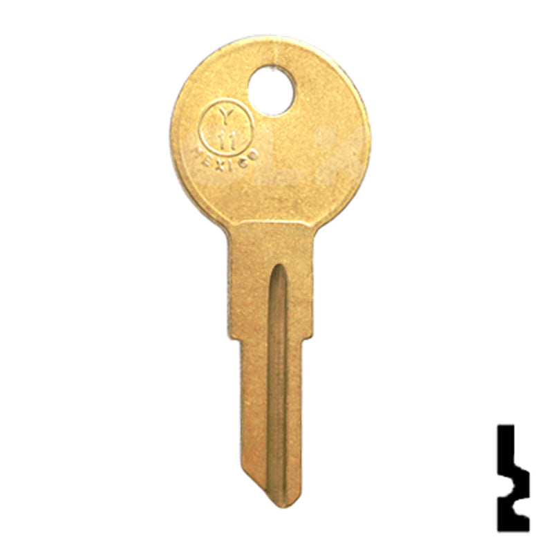 Uncut Key Blank | Yale | Y11, O1122- Very Popular Office Furniture-Mailbox Key JMA USA