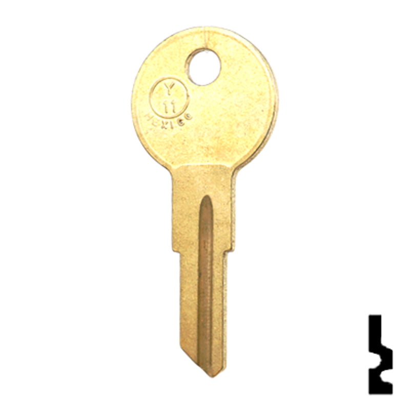 Uncut Key Blank | Yale | Y11, O1122- Very Popular Office Furniture-Mailbox Key JMA USA