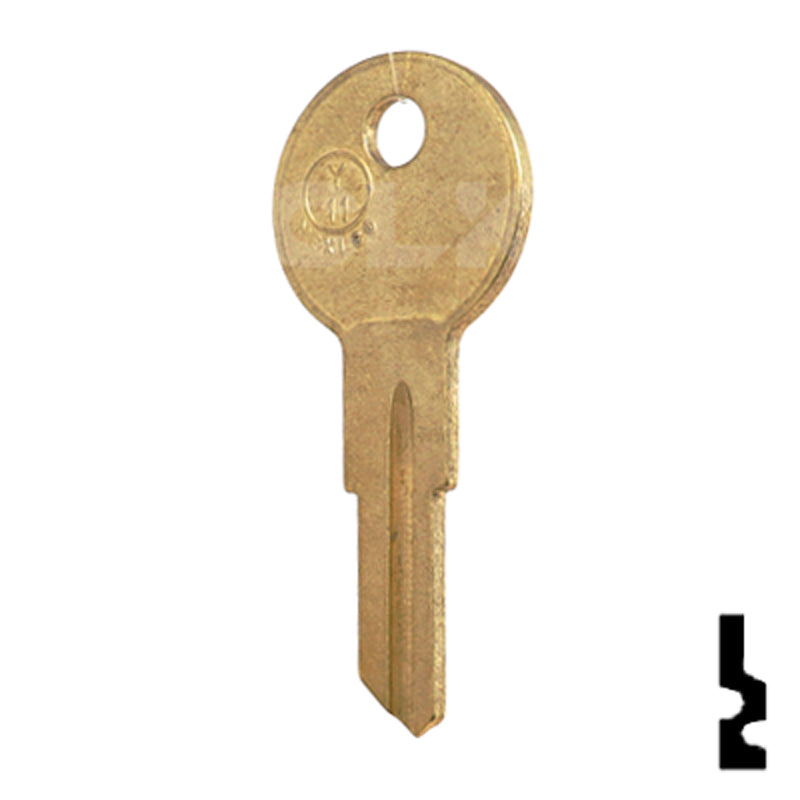 Uncut Key Blank | Yale | Y11, O1122- Very Popular Office Furniture-Mailbox Key JMA USA