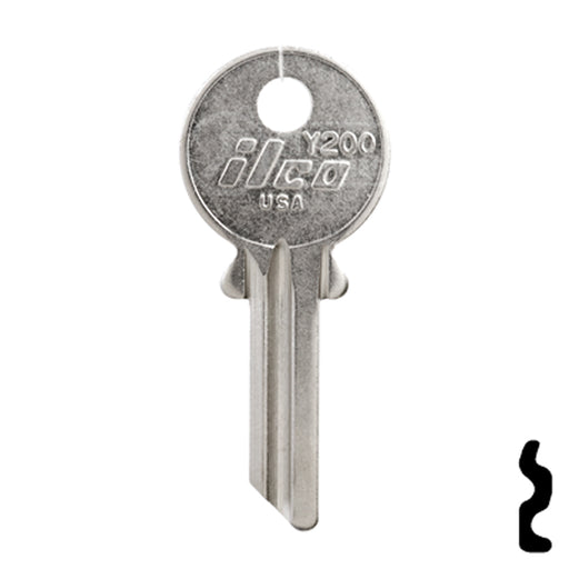 Uncut Key Blank | Yale | Y200 Office Furniture-Mailbox Key Ilco