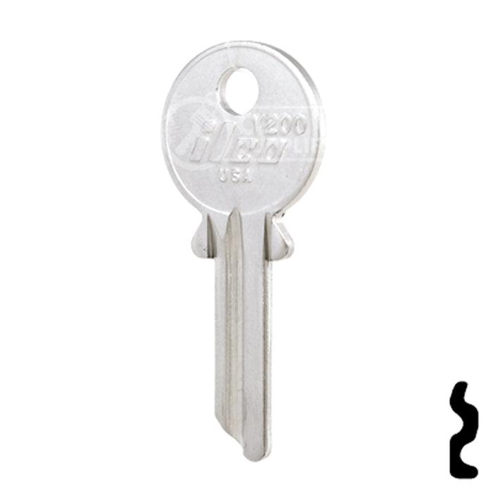 Uncut Key Blank | Yale | Y200 Office Furniture-Mailbox Key Ilco