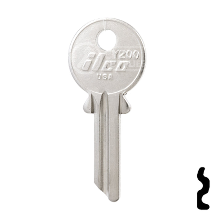 Uncut Key Blank | Yale | Y200 Office Furniture-Mailbox Key Ilco