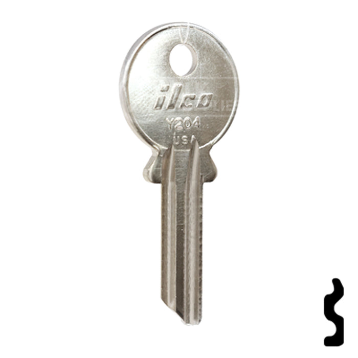 Uncut Key Blank | Yale | Y204 Office Furniture-Mailbox Key Ilco