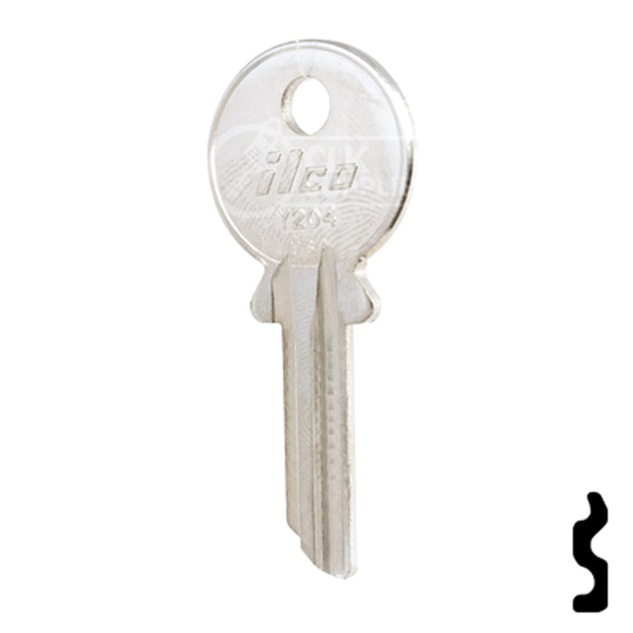 Uncut Key Blank | Yale | Y204 Office Furniture-Mailbox Key Ilco