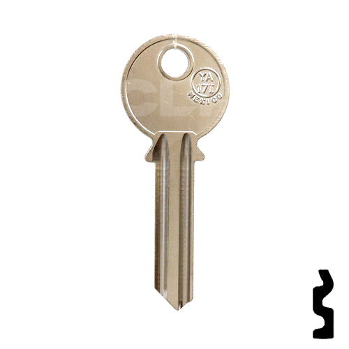 Uncut Key Blank | Yale | Y2R, YA-17I Office Furniture-Mailbox Key JMA USA