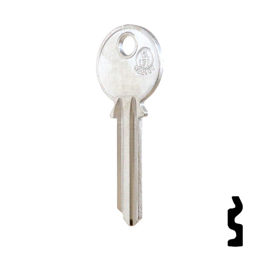 Uncut Key Blank | Yale | Y2R, YA-17I Office Furniture-Mailbox Key JMA USA