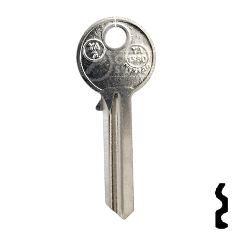 Uncut Key Blank | Yale | YA-138D Office Furniture-Mailbox Key JMA USA