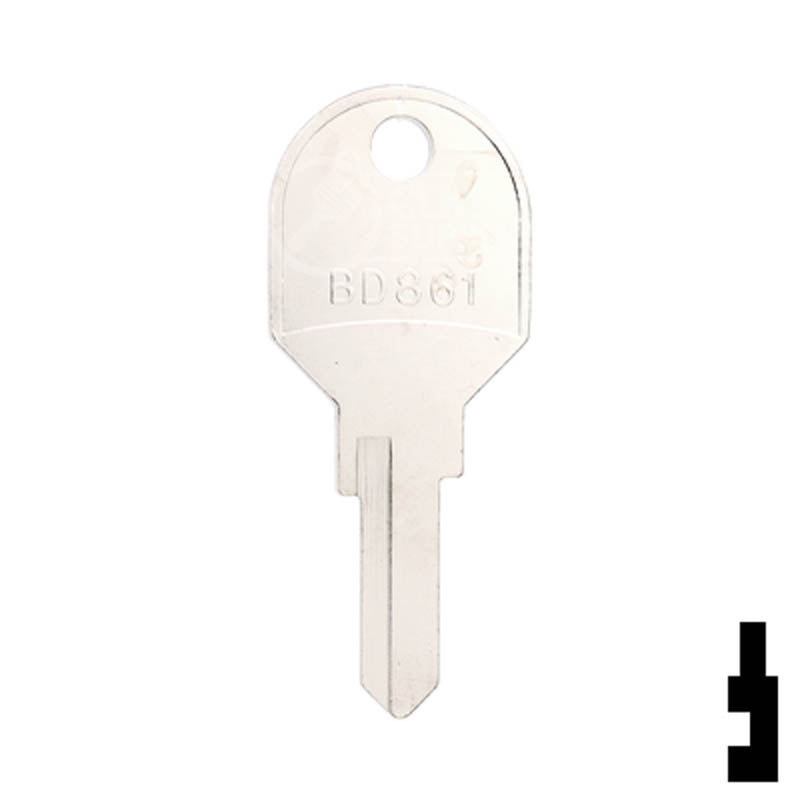 Uncut Mailbox Key | Home Depot, Lowes | BD861 Office Furniture-Mailbox Key Framon