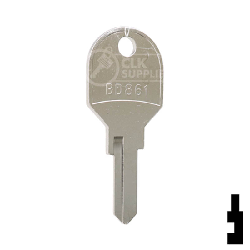 Uncut Mailbox Key | Home Depot, Lowes | BD861 Office Furniture-Mailbox Key Framon