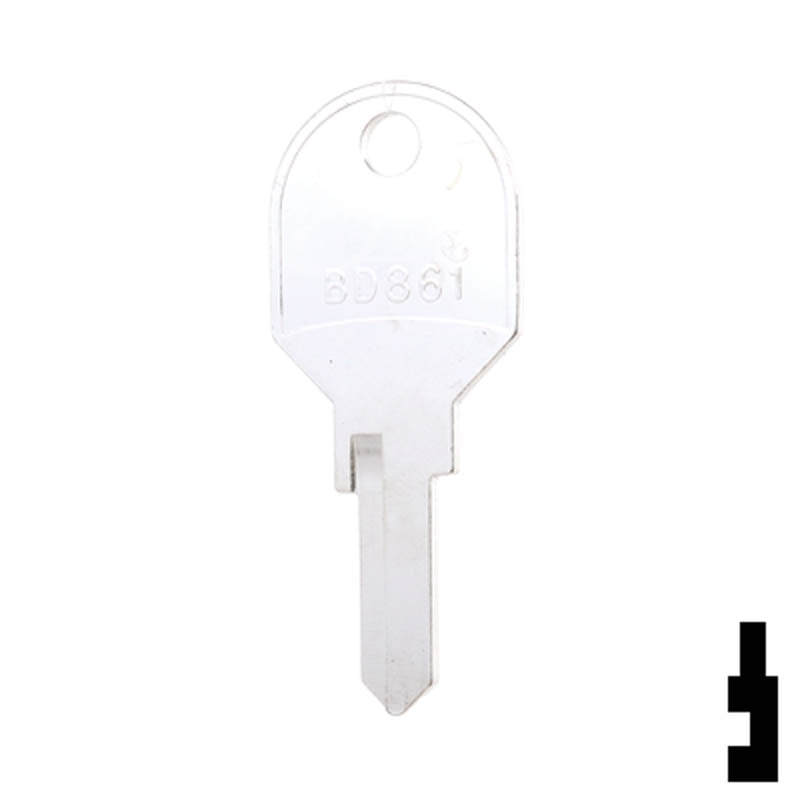 Uncut Mailbox Key | Home Depot, Lowes | BD861 Office Furniture-Mailbox Key Framon