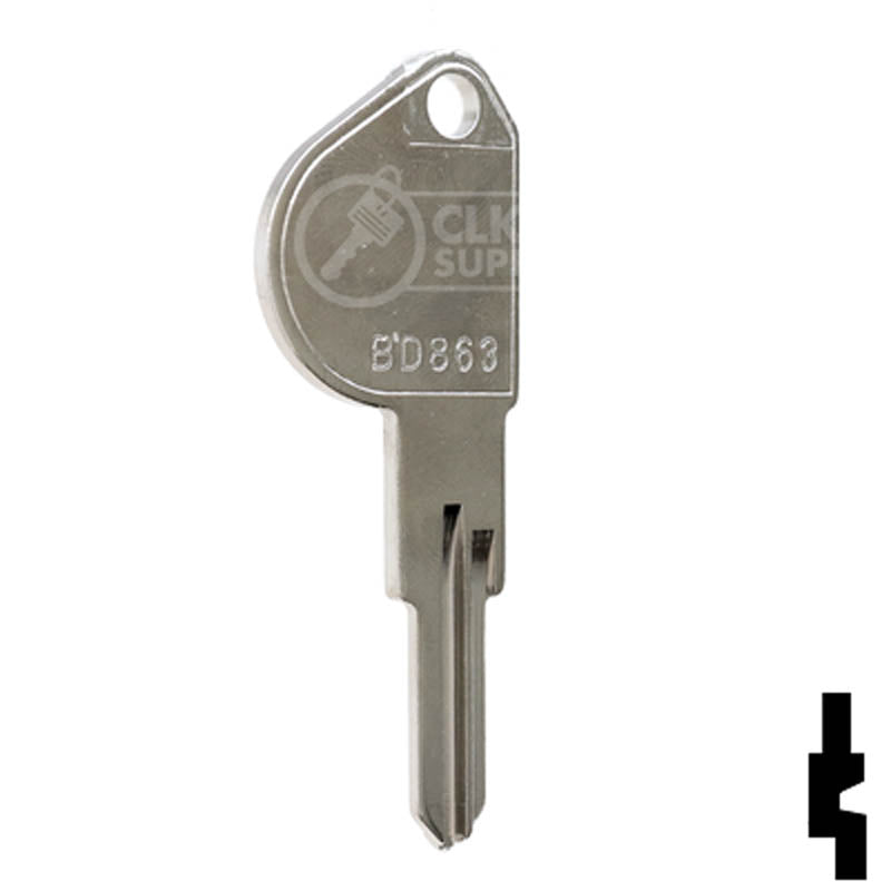 Uncut Mailbox Key | Home Depot, Lowes | BD863 Office Furniture-Mailbox Key Framon