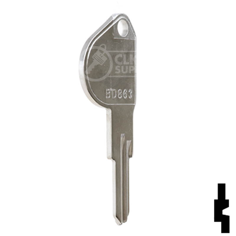 Uncut Mailbox Key | Home Depot, Lowes | BD863 Office Furniture-Mailbox Key Framon