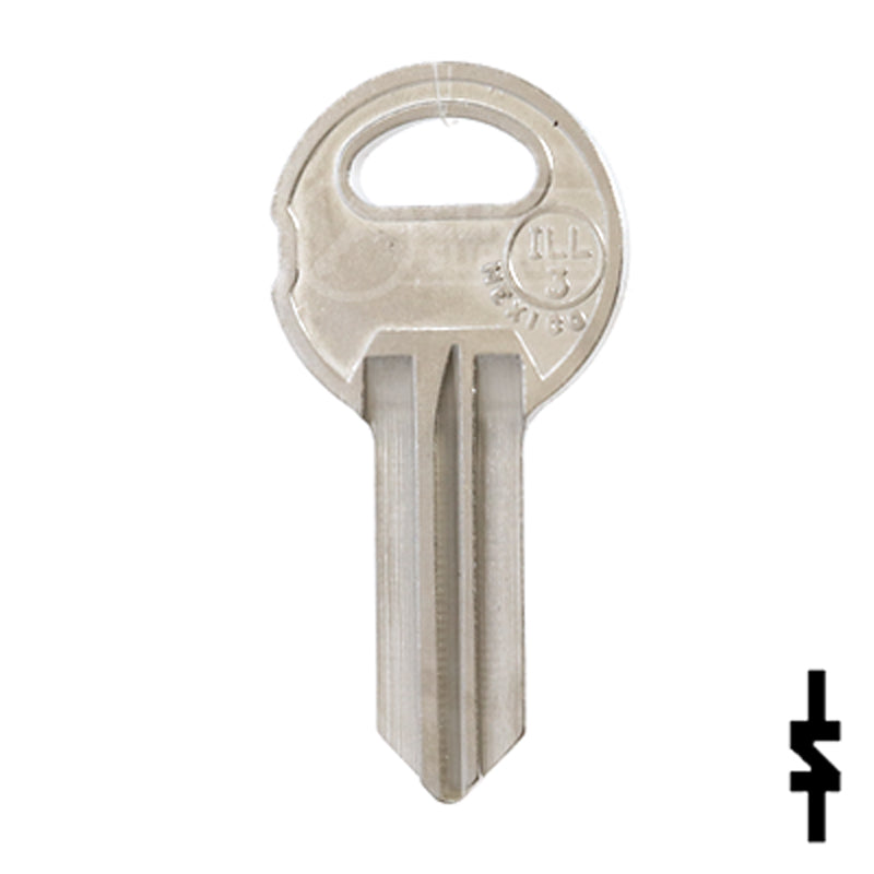 Uncut NP Key Blank | Illinois | ILL-3, S104Z Office Furniture-Mailbox Key JMA USA