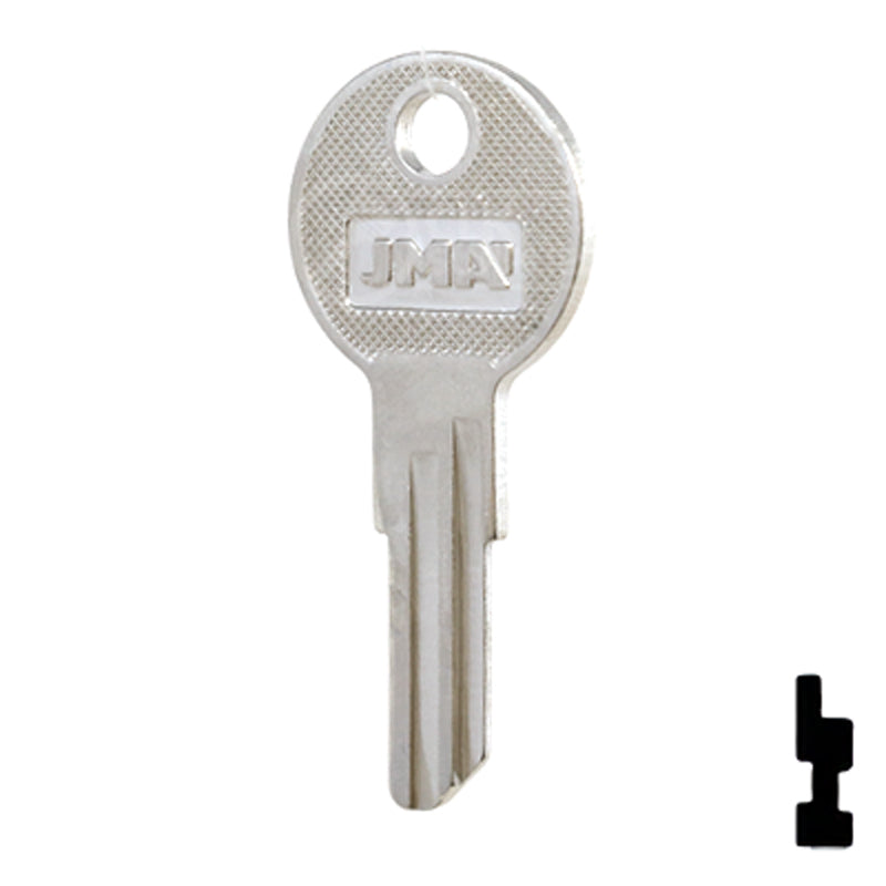 Uncut NP Key Blank | Illinois | ILL2, 1043C Office Furniture-Mailbox Key JMA USA