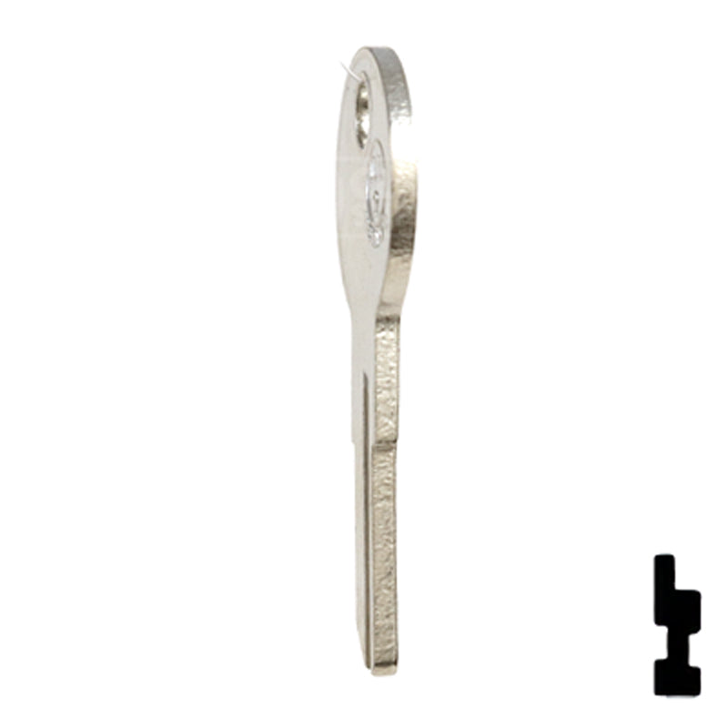 Uncut NP Key Blank | Illinois | ILL2, 1043C Office Furniture-Mailbox Key JMA USA