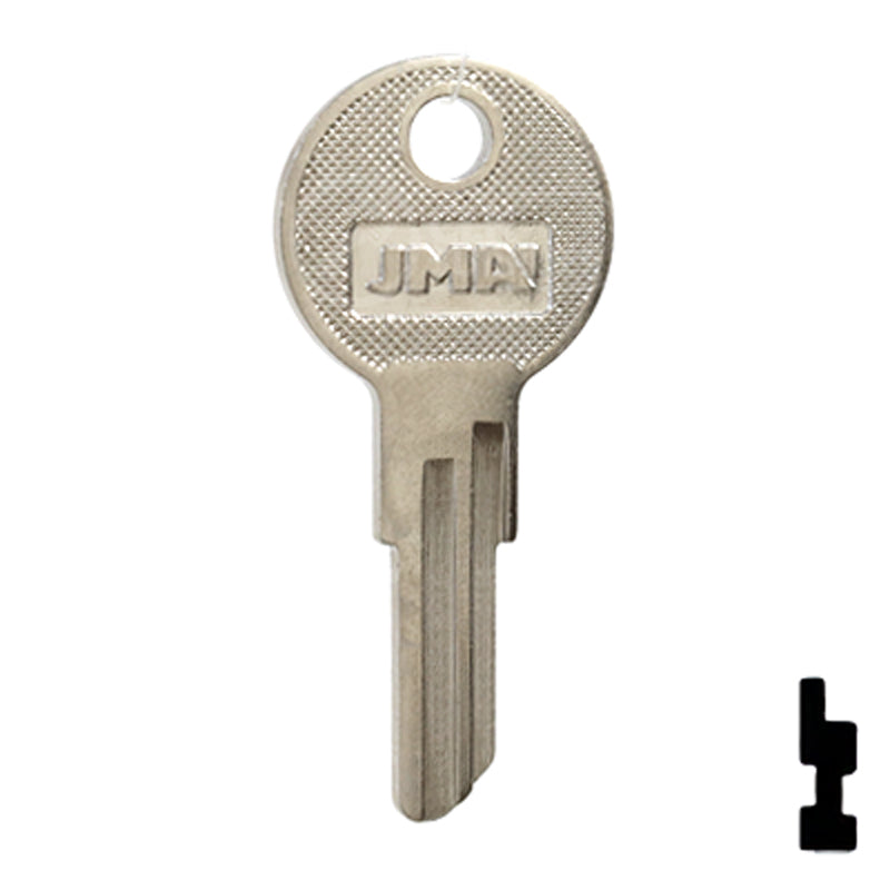 Uncut NP Key Blank | Illinois | ILL2, 1043C Office Furniture-Mailbox Key JMA USA