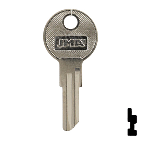 Uncut NP Key Blank | Illinois | ILL2, 1043C Office Furniture-Mailbox Key JMA USA
