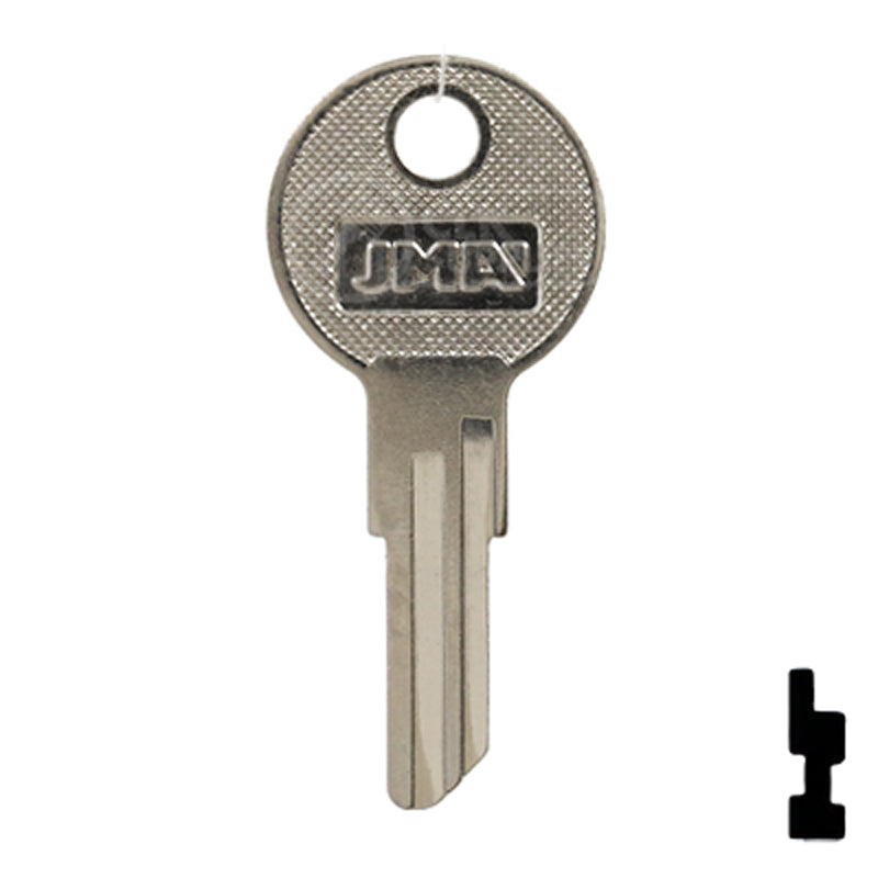 Uncut NP Key Blank | Illinois | ILL2, 1043C Office Furniture-Mailbox Key JMA USA