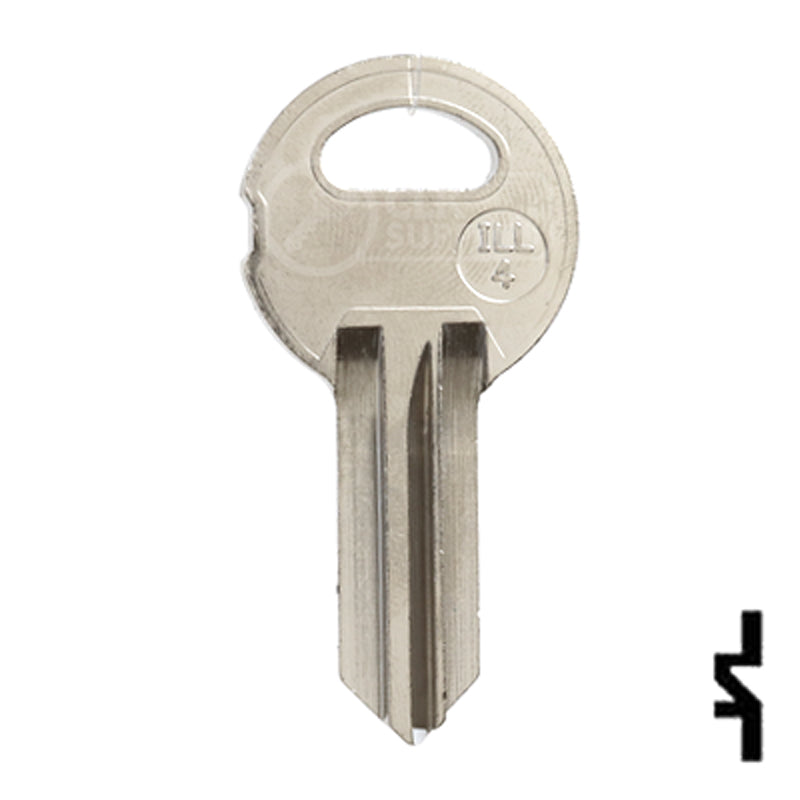 Uncut NP Key Blank | Illinois | ILL4, S1042ZM Office Furniture-Mailbox Key JMA USA