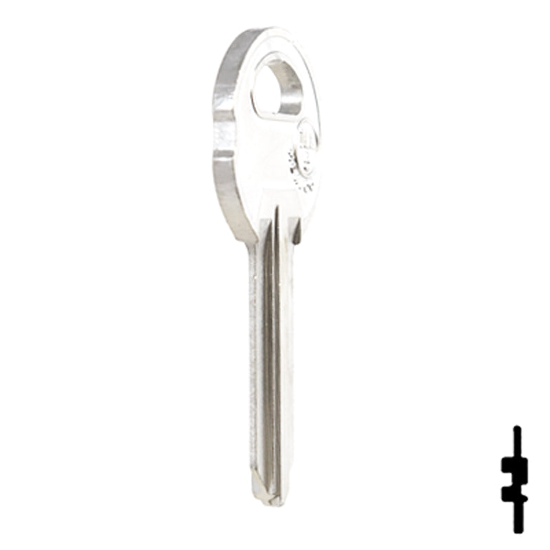 Uncut NP Key Blank | Illinois | ILL5, 1042A Office Furniture-Mailbox Key JMA USA