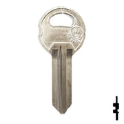 Uncut NP Key Blank | Illinois | ILL5, 1042A Office Furniture-Mailbox Key JMA USA