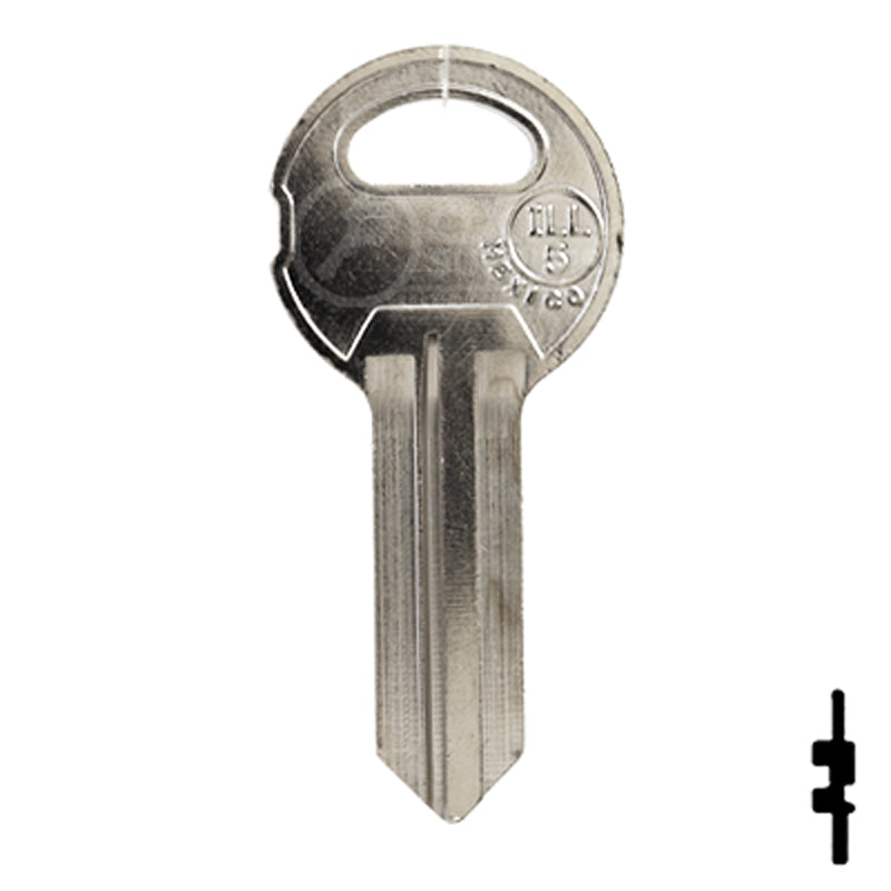 Uncut NP Key Blank | Illinois | ILL5, 1042A Office Furniture-Mailbox Key JMA USA
