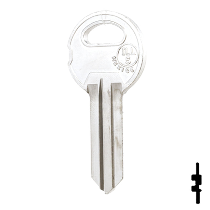 Uncut NP Key Blank | Illinois | ILL5, 1042A Office Furniture-Mailbox Key JMA USA