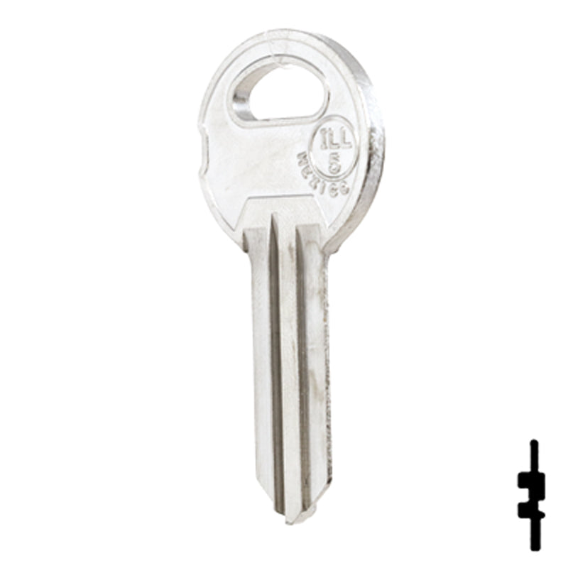 Uncut NP Key Blank | Illinois | ILL5, 1042A Office Furniture-Mailbox Key JMA USA