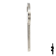 Uncut NP Key Blank | Illinois | ILL5, 1042A Office Furniture-Mailbox Key JMA USA